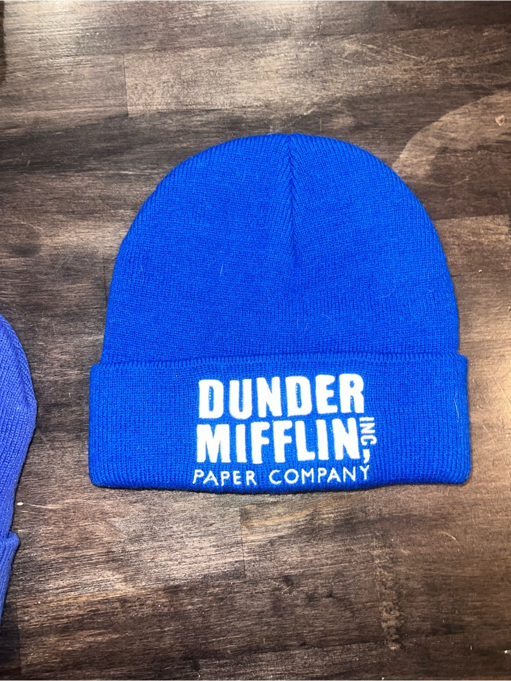 Blue Knit Beanie - Men Accessories
